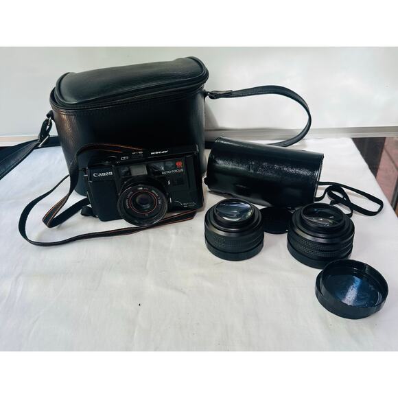 Canon AF35M  35mm Film Camera w/ lens vintage photos photography pictures - Picture 1 of 14